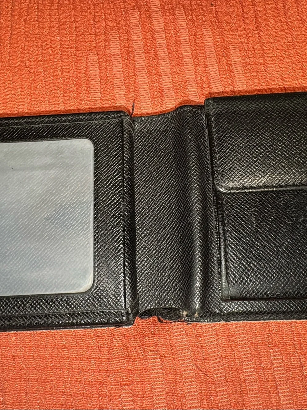Louis Vuitton Black Damier Graphite Leather Wallet